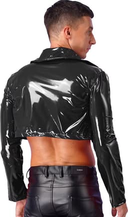 Stoere latex lakleer mini jack - Erotisch - BDSM - Mannen - Rollenspel — thumbnail 3