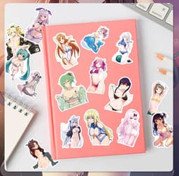 200 Erotische hentai stickers - Stickerset Anime - Volwassenen - Sexy - BDSM - 4-8CM — thumbnail 4