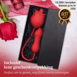 Zwoele Prikkels® Roos Vibrator – 4-in-1 Tong Vibrator met Likkende G-spot & Clitoris Stimulatie – Luxe Vibrator voor Vrouwen & Koppels – Bestseller Cadeau — thumbnail 5