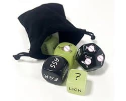 Actie4you® - Erotische Dobbelstenen - Glow in the Dark - 36 Opties - Seks Dobbelstenen - Erotisch Spel - Kamasutra Spel - Sex Dice – 6 Dobbelstenen
