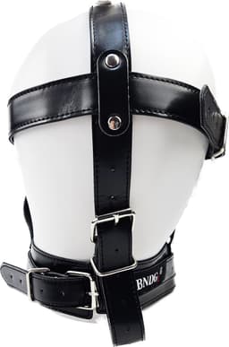 BNDGx® - Extreme BDSM Masker - Nep Leer - Met Gag - SM — thumbnail 2