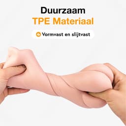 Jespro Realistische Pocket Pussy - 3-in-1 - Kunstvagina, mond en anus - Sex Toys voor Mannen en koppels - Masturbator - Blowjob Simulator - Kut - Nep Vagina - Voor Heren - Stroker - Seksspeeltjes - Erotiek - Zelf aftrekken — thumbnail 7