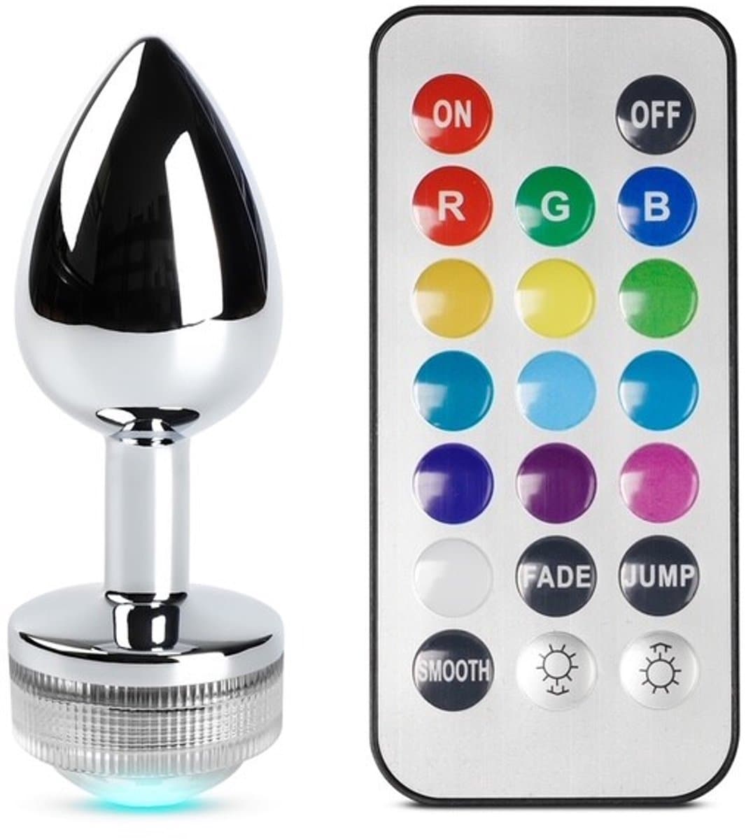 Exclusieve Buttplug met licht | Anaal plug | Anale kralen | Led licht | Design toys | Afstandsbediening — afbeelding 1