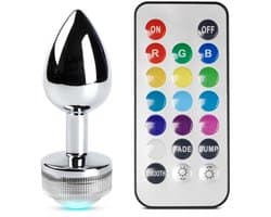 Exclusieve Buttplug met licht | Anaal plug | Anale kralen | Led licht | Design toys | Afstandsbediening