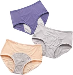 Eco-friendly Serie - Menstruatie Ondergoed - Grijs - Hoge Absorptie - 5XL — thumbnail 7