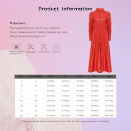 Lange Lak Trenchcoat voor Dames en Heren - Sexy PVC Leren Lange Jas met Ritssluiting voor Clubwear & Disco — thumbnail 2
