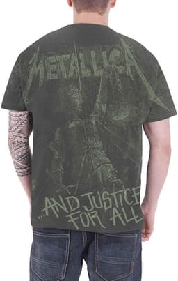 Metallica T-Shirt voor Mannen - Grijs Neon Design — thumbnail 4
