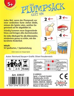 Plumpsack Spel voor 2-5 Personen - Levendig Kartenspiel vanaf 5 Jaar — thumbnail 4