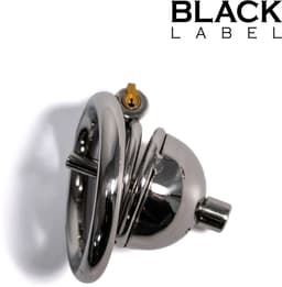 Black Label - The Knob Dome Chastity Cage - Verwijderbare sound — thumbnail 1