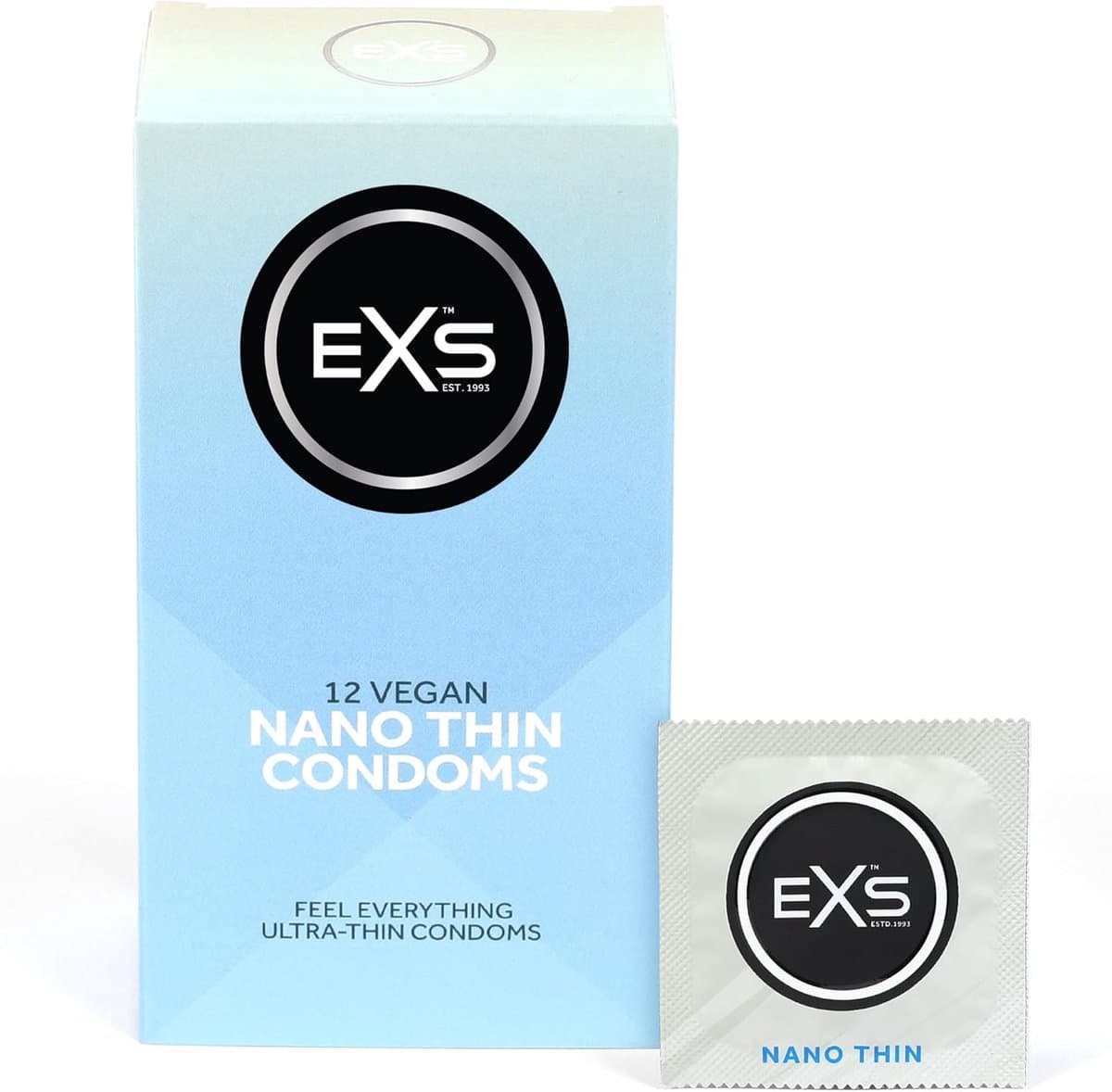 EXS Nano Thin ultra dunne condooms 12 stuks — afbeelding 1