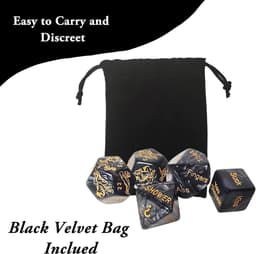 Oneay Ondeugende seksdobbelstenen set van 5 stuks – Voor rollenspel en voorspel – Leuk cadeau voor koppels en vrijgezellenfeesten — thumbnail 5