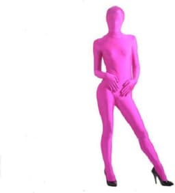Unisex Full Body Spandex Kostuum Zwart voor Heren en Dames - Elastische Bodysuit — thumbnail 4