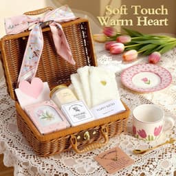 Cadeauset Vrouwen - Verjaardagscadeau - Feestelijke Gelegenheden - Inclusief Geurende Kaars - 12 x 20 cm - Roze — thumbnail 5