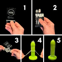 EXS Pull On Large - 6 latexvrije condooms met pull-on strip — thumbnail 3