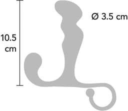 ToyJoy Power Plug - Prostaat Massager - Zwart - Ø 35 mm — thumbnail 4
