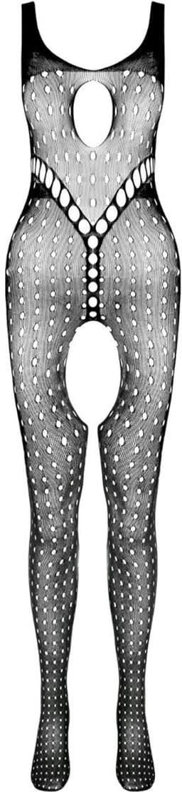 Passion - Woman Bs078 Bodystocking One Size Black — thumbnail 3