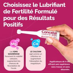 Conceive Plus Max Combo – Vruchtbaarheid Glijmiddel Bundel 75ml Tube + 16 Applicators – Ondersteunt Vruchtbaarheid Natuurlijk — thumbnail 6