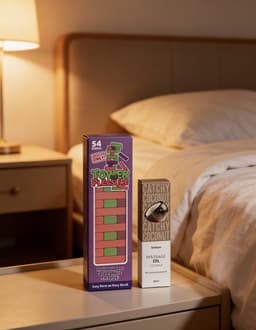 sexspelletjes voor koppels–erotische bordspelen voor koppels – tower of pleasure + satisfyer massage olie kokosgeur 250 ml – erotische gift set – party games volwassenen — thumbnail 2