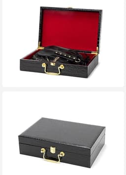 Dare to Undress – Fifty Shades of Grey – Luxe 8-delige BDSM Set met Opbergkoffer – Premium – BDSM Bondagesets - Valentijn Cadeau - Handboeien, Halsband, Masker, Gagbal & Zweep - Sex Toys voor Koppels - Seksspeeltjes voor mannen en vrouwen - Kinky — thumbnail 4