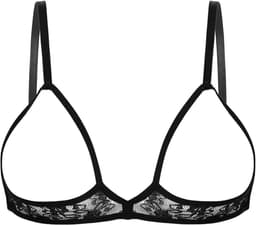 Dames kanten beha met blote rug en push-up effect | Sexy kanten lingerie string — thumbnail 1