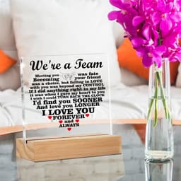 Romantisch Cadeau voor Haar en Hem - Team Tekst Bureau Decoratie — thumbnail 3