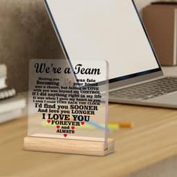 Romantisch Cadeau voor Haar en Hem - Team Tekst Bureau Decoratie — thumbnail 5
