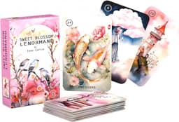 Lenormand Kaarten - Divinatie Kaartspel - Voorspellen Toekomst - 38 Kaarten + Extra - 6.2 x 9.2 cm - Roze — thumbnail 4