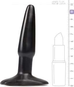 Doc Johnson Buttplug - Klein - Zwart - Ø 25 mm — thumbnail 12