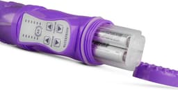 EasyToys - Stotende Rabbit Vibrator - Tarzan Vibrator - Vibrators voor Vrouwen - Sex Toys voor Vrouwen - Vibrators - G-Spot Vibrator - Clitoris Stimulator - Paars — thumbnail 7