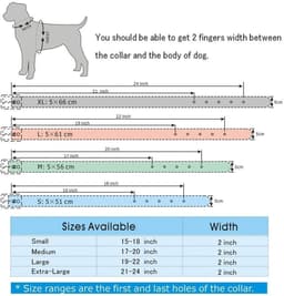 Hondenhalsband met spikes en studs 5 cm breedte stijlvolle lederen hondenhalsbanden voor middelgrote en grote honden Pitbull, Labrador, Boxer Rottweiler Duitse Herder... (XL, Zwart-2) — thumbnail 2