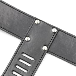 Chastity Belts for Women with Lock PU Chastity Cage Belt BDSM Chastity Devices Adjustable Chastity Strap Bondage Belt,sex Restraints Furniture Toys for Couples (Pink) — thumbnail 3
