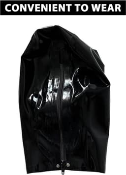 Masker voor koppels, extreem seks, BDSM masker, bondage masker met mondknevel — thumbnail 3