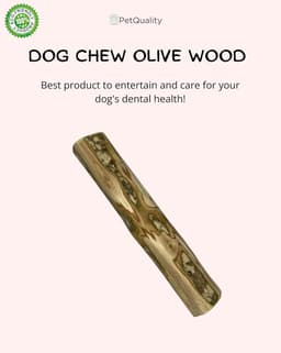 Dog toy for chewing, bite toy, stick – Olive wood – PetQuality (medium) - ShopVlot — thumbnail 5