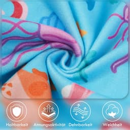 zacht en huidvriendelijk, wondbescherming, haaruitval, allergieën, verkoudheid, anti-likken, voor herfst en winter, voor binnen en buiten, pyjama voor middelgrote honden, blauw — thumbnail 2