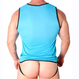 MACHO UNDERWEAR | Macho Blue T-shirt L/xl — thumbnail 3