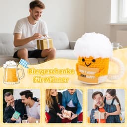 Zorg cadeau voor mannen en vrouwen - gehaakte zorgpoppen - motiverende woorden - emotionele steun - ShopVlot — thumbnail 3