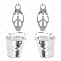 Japanese Clover Nipple Klemmen met Gewichtjes — thumbnail 2