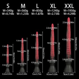 Lange tentakeldildo 60 cm met zuignapf — thumbnail 2