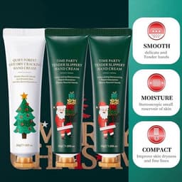 5-delige handcrèmeset met kersthandschoenen en dameshandcrème — thumbnail 2