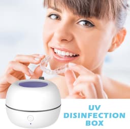 Fopspeen Reiniger Doos - Opbergdoos Schoonmaak Case - Hygiënisch Onderweg - Ingebouwde UV Reiniging — thumbnail 3