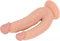 Kiotos COX Dildo voor dubbele penetratie 21 x 3.5 / 4.5 cm - beige — thumbnail 2