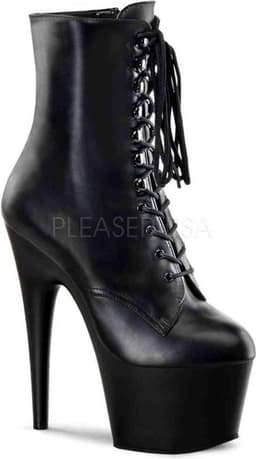 Pleaser Enkellaars -41 Shoes- ADORE-1020 Zwart — thumbnail 1