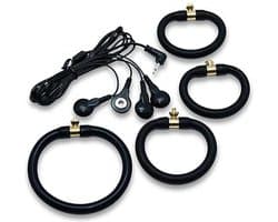 Rimba Electro Sex Siliconen Cockringen Set - 4 stuks