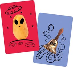 Familie spel - Tekenspel - Samen spelen - Tekenen op kaarten - 200 g - Meerkleurig — thumbnail 3