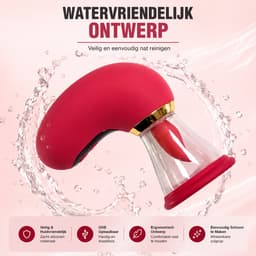 STHER Nipple & Clit Sucker met APP– Vibrator voor Vrouwen – Tepelzuiger & Clitoris Stimulator – App-gestuurd – 5-in-1 Seksspeeltje – Waterproof — thumbnail 4