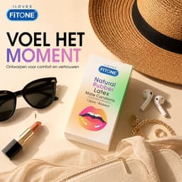 erotische spelletjes voor koppels –erotische bordspelen voor koppels – tower of pleasure 54 blokken + FiTONE condooms met ribbels 12 stuks–FiTONE Date Night Set — thumbnail 11