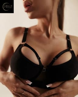 Luxe Lingerieset Dames – Sexy Lingerie – Erotische Lingerie Set – 4-delige Jarretelset – Zwart Kant – Beugel BH – High Waist Lingerie – Boudoir Set – Chique – High End – Madam Hommard – Exclusief – Cadeau Set – Dare to Undress – XS, S, M, L — thumbnail 3