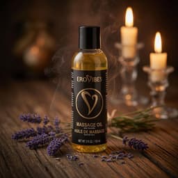 Erovibes – Massage Olie Lavendel – Ontspannende Massageolie Met Lavendelgeur – 150 ml – Geproduceerd in Nederland — thumbnail 6