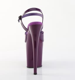 Pleaser - FLAMINGO-809 Sandaal met enkelband, Paaldans schoenen - US 7 - 37 Shoes - Paars — thumbnail 4
