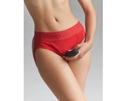 Strap-On-Me - Strapon Harnas Lingerie - Heroine - Rood - Maat 2XL